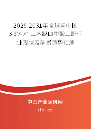 2025-2031年全球與中國(guó)3,3',4,4'-二苯醚四甲酸二酐行業(yè)現(xiàn)狀及前景趨勢(shì)預(yù)測(cè) 2025-2031年全球與中國(guó)3,3',4,4'-二苯醚四甲酸二酐行業(yè)現(xiàn)狀及前景趨勢(shì)預(yù)測(cè)
