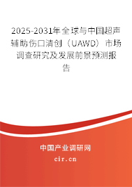 2025-2031年全球與中國超聲輔助傷口清創(chuàng)（UAWD）市場調(diào)查研究及發(fā)展前景預(yù)測報(bào)告