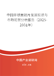 中國非球面鏡片發(fā)展現(xiàn)狀與市場前景分析報告（2025-2031年）