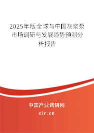 2025年版全球與中國(guó)灰漿泵市場(chǎng)調(diào)研與發(fā)展趨勢(shì)預(yù)測(cè)分析報(bào)告 2025年版全球與中國(guó)灰漿泵市場(chǎng)調(diào)研與發(fā)展趨勢(shì)預(yù)測(cè)分析報(bào)告