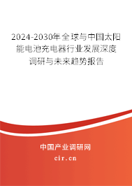 2024-2030年全球與中國太陽能電池充電器行業(yè)發(fā)展深度調(diào)研與未來趨勢(shì)報(bào)告