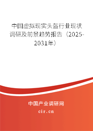 中國虛擬現(xiàn)實(shí)頭盔行業(yè)現(xiàn)狀調(diào)研及前景趨勢報(bào)告(2025-2031年) 中國虛擬現(xiàn)實(shí)頭盔行業(yè)現(xiàn)狀調(diào)研及前景趨勢報(bào)告(2025-2031年)