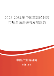 2025-2031年中國(guó)高端IC封裝市場(chǎng)全面調(diào)研與發(fā)展趨勢(shì)