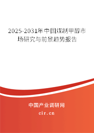 2025-2031年中國煤制甲醇市場研究與前景趨勢報告