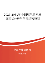 2025-2031年中國燃?xì)夤芫W(wǎng)發(fā)展現(xiàn)狀分析與前景趨勢預(yù)測 2025-2031年中國燃?xì)夤芫W(wǎng)發(fā)展現(xiàn)狀分析與前景趨勢預(yù)測