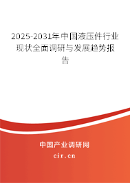 2025-2031年中國液壓件行業(yè)現(xiàn)狀全面調(diào)研與發(fā)展趨勢報(bào)告
