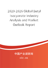 2020-2026 Global Butyl Isocyanate Industry Analysis and Market Outlook Report 2020-2026 Global Butyl Isocyanate Industry Analysis and Market Outlook Report