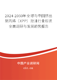 2024-2030年全球與中國(guó)擠出聚丙烯(XPP)泡沫行業(yè)現(xiàn)狀全面調(diào)研與發(fā)展趨勢(shì)報(bào)告 2024-2030年全球與中國(guó)擠出聚丙烯(XPP)泡沫行業(yè)現(xiàn)狀全面調(diào)研與發(fā)展趨勢(shì)報(bào)告