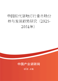 中國現(xiàn)代落地燈行業(yè)市場分析與發(fā)展趨勢研究（2025-2031年）