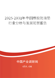 2025-2031年中國(guó)橡膠防滑墊行業(yè)分析與發(fā)展前景報(bào)告 2025-2031年中國(guó)橡膠防滑墊行業(yè)分析與發(fā)展前景報(bào)告