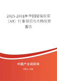 2025-2031年中國增強(qiáng)現(xiàn)實(shí)(AR)行業(yè)研究與市場前景報(bào)告 2025-2031年中國增強(qiáng)現(xiàn)實(shí)(AR)行業(yè)研究與市場前景報(bào)告