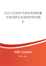 2023-2029年中國(guó)洛布桑膠囊市場(chǎng)調(diào)研及發(fā)展趨勢(shì)預(yù)測(cè)報(bào)告
