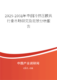 2025-2031年中國冷擠壓模具行業(yè)市場研究及前景分析報(bào)告
