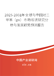 2025-2031年全球與中國對二甲苯（px）市場現(xiàn)狀研究分析與發(fā)展趨勢預測報告
