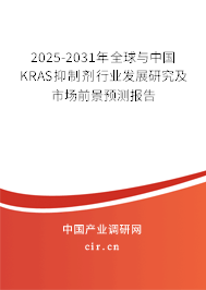 2025-2031年全球與中國(guó)KRAS抑制劑行業(yè)發(fā)展研究及市場(chǎng)前景預(yù)測(cè)報(bào)告 2025-2031年全球與中國(guó)KRAS抑制劑行業(yè)發(fā)展研究及市場(chǎng)前景預(yù)測(cè)報(bào)告
