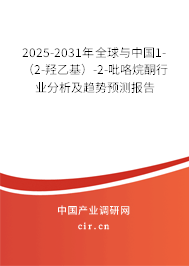 2025-2031年全球與中國(guó)1-（2-羥乙基）-2-吡咯烷酮行業(yè)分析及趨勢(shì)預(yù)測(cè)報(bào)告