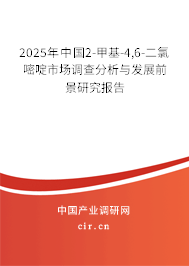 2025年中國(guó)2-甲基-4,6-二氯嘧啶市場(chǎng)調(diào)查分析與發(fā)展前景研究報(bào)告