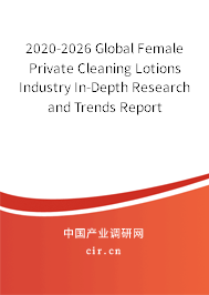 2020-2026 Global Female Private Cleaning Lotions Industry In-Depth Research and Trends Report 2020-2026 Global Female Private Cleaning Lotions Industry In-Depth Research and Trends Report