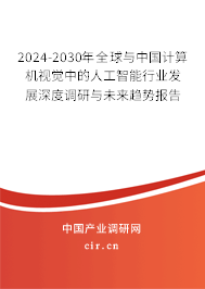 2024-2030年全球與中國計(jì)算機(jī)視覺中的人工智能行業(yè)發(fā)展深度調(diào)研與未來趨勢報(bào)告 2024-2030年全球與中國計(jì)算機(jī)視覺中的人工智能行業(yè)發(fā)展深度調(diào)研與未來趨勢報(bào)告