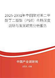 2025-2031年中國(guó)聚對(duì)苯二甲酸丁二醇酯（PBT）市場(chǎng)深度調(diào)研與發(fā)展趨勢(shì)分析報(bào)告
