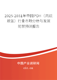 2025-2031年中國PDH(丙烷脫氫)行業(yè)市場分析與發(fā)展前景預(yù)測報告 2025-2031年中國PDH(丙烷脫氫)行業(yè)市場分析與發(fā)展前景預(yù)測報告