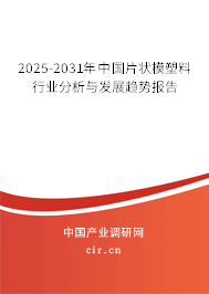 2025-2031年中國片狀模塑料行業(yè)分析與發(fā)展趨勢報告 2025-2031年中國片狀模塑料行業(yè)分析與發(fā)展趨勢報告