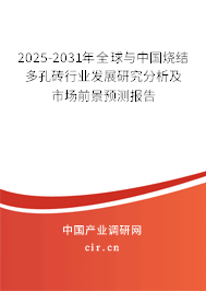 2025-2031年全球與中國(guó)燒結(jié)多孔磚行業(yè)發(fā)展研究分析及市場(chǎng)前景預(yù)測(cè)報(bào)告