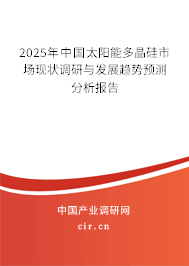 2024年中國(guó)太陽(yáng)能多晶硅市場(chǎng)現(xiàn)狀調(diào)研與發(fā)展趨勢(shì)預(yù)測(cè)分析報(bào)告 2024年中國(guó)太陽(yáng)能多晶硅市場(chǎng)現(xiàn)狀調(diào)研與發(fā)展趨勢(shì)預(yù)測(cè)分析報(bào)告