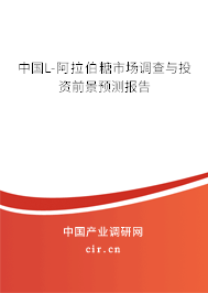 中國L-阿拉伯糖市場調(diào)查與投資前景預(yù)測報告