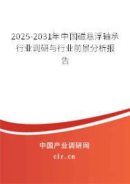 2025-2031年中國(guó)磁懸浮軸承行業(yè)調(diào)研與行業(yè)前景分析報(bào)告 2025-2031年中國(guó)磁懸浮軸承行業(yè)調(diào)研與行業(yè)前景分析報(bào)告