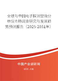 全球與中國電子探測顯微分析儀市場調(diào)查研究與發(fā)展趨勢預(yù)測報(bào)告（2025-2031年）