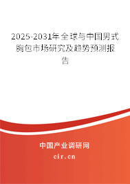 2025-2031年全球與中國男式胸包市場研究及趨勢預測報告 2025-2031年全球與中國男式胸包市場研究及趨勢預測報告