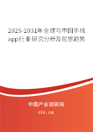 2025-2031年全球與中國(guó)手機(jī)app行業(yè)研究分析及前景趨勢(shì) 2025-2031年全球與中國(guó)手機(jī)app行業(yè)研究分析及前景趨勢(shì)