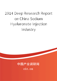 2014 Deep Research Report on China Sodium Hyaluronate Injection Industry 2014 Deep Research Report on China Sodium Hyaluronate Injection Industry