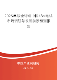 2025年版全球與中國(guó)48v電機(jī)市場(chǎng)調(diào)研與發(fā)展前景預(yù)測(cè)報(bào)告 2025年版全球與中國(guó)48v電機(jī)市場(chǎng)調(diào)研與發(fā)展前景預(yù)測(cè)報(bào)告