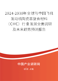 2024-2030年全球與中國(guó)飛機(jī)發(fā)動(dòng)機(jī)陶瓷基復(fù)合材料(CMC)行業(yè)發(fā)展全面調(diào)研及未來(lái)趨勢(shì)預(yù)測(cè)報(bào)告 2024-2030年全球與中國(guó)飛機(jī)發(fā)動(dòng)機(jī)陶瓷基復(fù)合材料(CMC)行業(yè)發(fā)展全面調(diào)研及未來(lái)趨勢(shì)預(yù)測(cè)報(bào)告