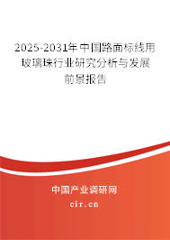 2025-2031年中國(guó)路面標(biāo)線用玻璃珠行業(yè)研究分析與發(fā)展前景報(bào)告