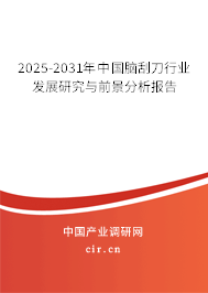 2025-2031年中國腦刮刀行業(yè)發(fā)展研究與前景分析報告 2025-2031年中國腦刮刀行業(yè)發(fā)展研究與前景分析報告