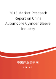 2013 Market Research Report on China Automobile Cylinder Sleeve Industry 2013 Market Research Report on China Automobile Cylinder Sleeve Industry