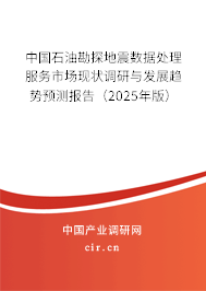 中國石油勘探地震數(shù)據(jù)處理服務(wù)市場現(xiàn)狀調(diào)研與發(fā)展趨勢預(yù)測報(bào)告(2025年版) 中國石油勘探地震數(shù)據(jù)處理服務(wù)市場現(xiàn)狀調(diào)研與發(fā)展趨勢預(yù)測報(bào)告(2025年版)