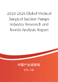 2020-2026 Global Medical Surgical Suction Pumps Industry Research and Trends Analysis Report 2020-2026 Global Medical Surgical Suction Pumps Industry Research and Trends Analysis Report