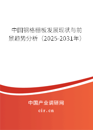 中國鋼格柵板發(fā)展現(xiàn)狀與前景趨勢分析（2025-2031年）