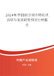2024年中國(guó)航空城市場(chǎng)現(xiàn)狀調(diào)研與發(fā)展趨勢(shì)預(yù)測(cè)分析報(bào)告