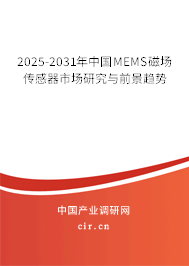2025-2031年中國MEMS磁場傳感器市場研究與前景趨勢 2025-2031年中國MEMS磁場傳感器市場研究與前景趨勢