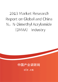 2013 Market Research Report on Global and China N，N-Dimethyl Acrylamide （DMAA） Industry