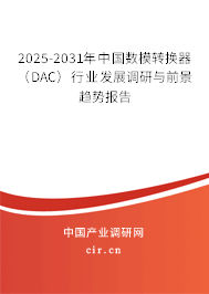 2025-2031年中國數(shù)模轉(zhuǎn)換器（DAC）行業(yè)發(fā)展調(diào)研與前景趨勢報(bào)告
