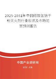 2025-2031年中國(guó)碳酸氫鈉干粉滅火劑行業(yè)現(xiàn)狀及市場(chǎng)前景預(yù)測(cè)報(bào)告 2025-2031年中國(guó)碳酸氫鈉干粉滅火劑行業(yè)現(xiàn)狀及市場(chǎng)前景預(yù)測(cè)報(bào)告