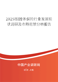 2025版團體保險行業(yè)發(fā)展現(xiàn)狀調(diào)研及市場前景分析報告 2025版團體保險行業(yè)發(fā)展現(xiàn)狀調(diào)研及市場前景分析報告