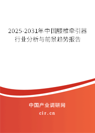 2025-2031年中國腰椎牽引器行業(yè)分析與前景趨勢報告