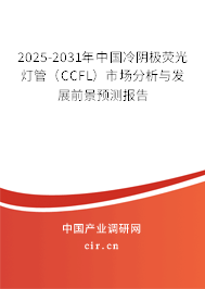 2025-2031年中國(guó)冷陰極熒光燈管(CCFL)市場(chǎng)分析與發(fā)展前景預(yù)測(cè)報(bào)告 2025-2031年中國(guó)冷陰極熒光燈管(CCFL)市場(chǎng)分析與發(fā)展前景預(yù)測(cè)報(bào)告
